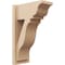 Ekena Millwork 7 1/2-in W x 14-in D x 22-in H Funston Trad Rough Cedar Woodgrain TimberThane Outlooker, Primed Tan OUTUR075X14X22FST04RCPR - alternate 1